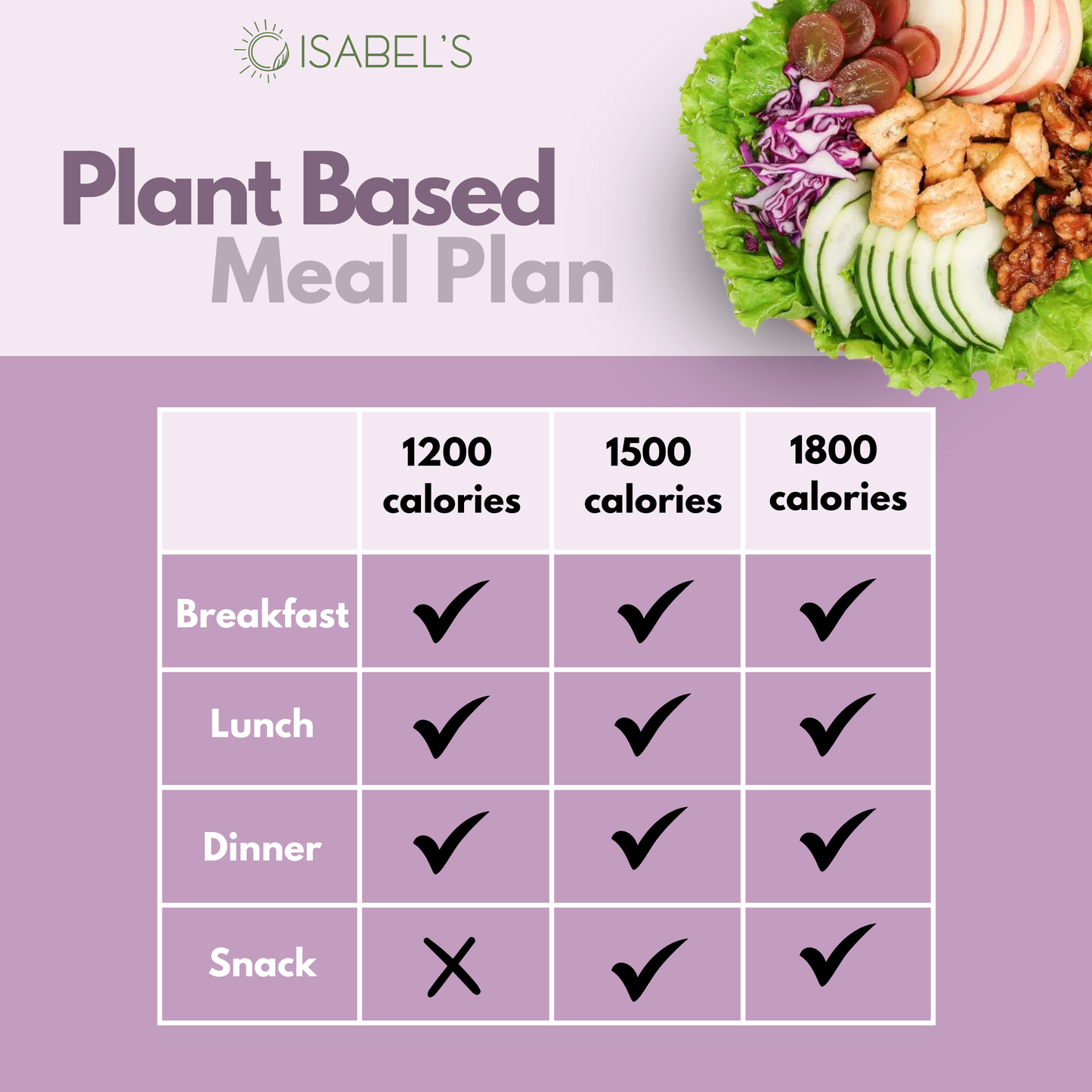 Plant Based Meal Plan